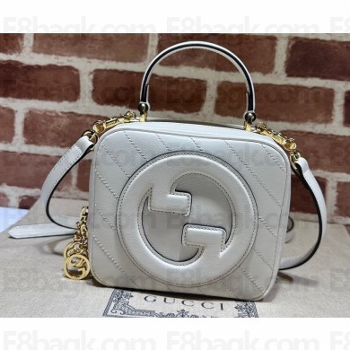 Gucci Blondie top handle bag 744434 White 2023