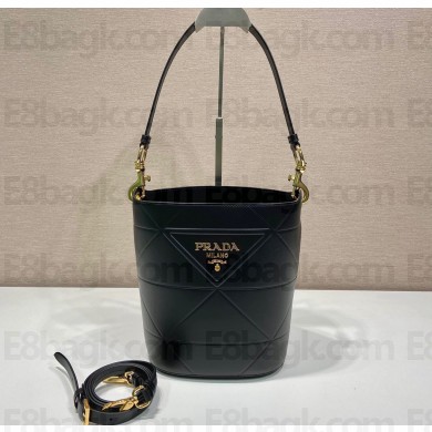Prada Bucket shoulder bag 1BA380 Black