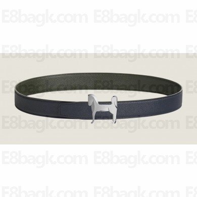 Hermes Panache belt buckle & Reversible leather strap 32 mm 02 2023