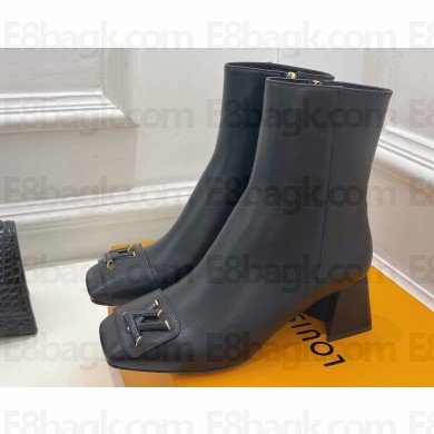 Louis Vuitton Heel 5.5cm Shake Ankle Boots Black 2023