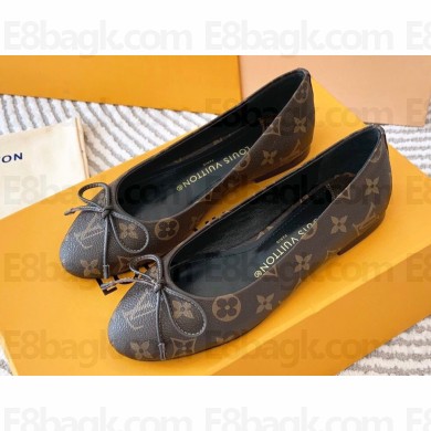 Louis Vuitton Monogram Nina Flat Ballerinas Brown 2023