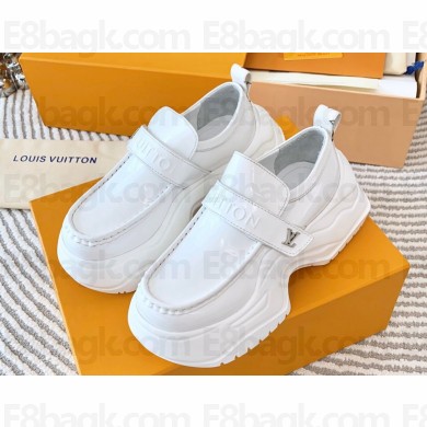 Louis Vuitton LV Archlight 2.0 Platform Loafers Brushed White 2023