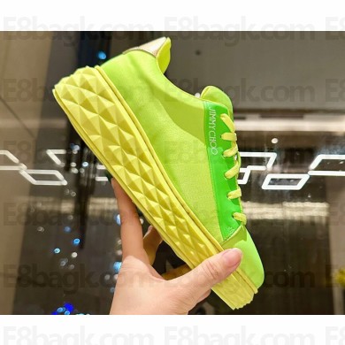 Jimmy Choo Diamond Light Maxi/F Nappa Leather Low-Top Trainers Sneakers with Platform Sole 03 2023