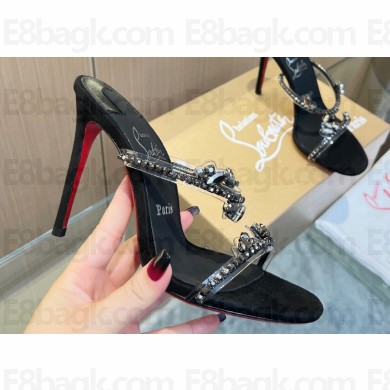 Christian Louboutin Heel 10cm Just Queen PVC Mules