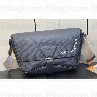 Louis Vuitton Epi Calf leather Montsouris Messenger Bag M23097 Black 2023