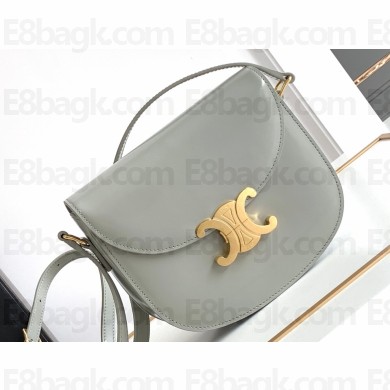 Celine BESACE CLEA BAG in Shiny calfskin 110413 Gray