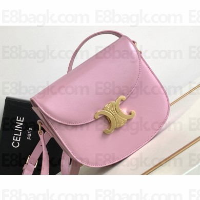 Celine BESACE CLEA BAG in Shiny calfskin 110413 Pink