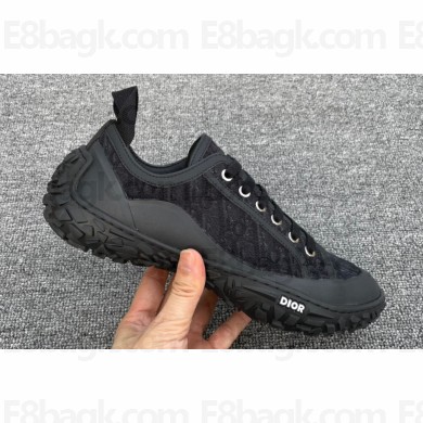Dior Oblique Jacquard and Rubber Men's B28 Diorizon Derby Shoe Sneakers 03 2023