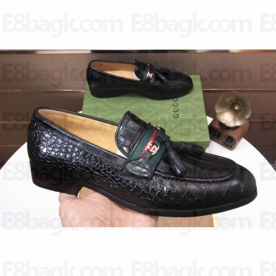 Gucci Leather Men's Moccasins/Loafers 40 2023