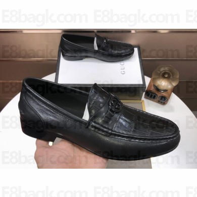 Gucci Leather Men's Moccasins/Loafers 53 2023