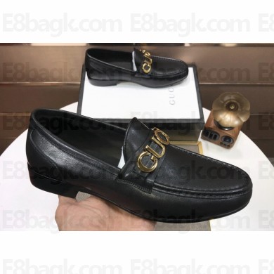 Gucci Leather Men's Moccasins/Loafers 55 2023