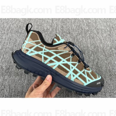 Dior Technical Mesh and Rubber with Warped Cannage Motif Men's B31 Runner Sneakers 04 2023