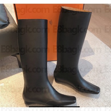 Hermes Finale boots in goatskin Black 2023