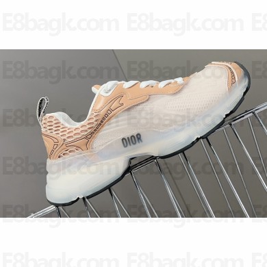DIOR Vibe Sneakers in Nude Technical Fabric and Transparent Rubber 2023