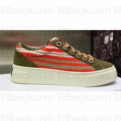 DIOR TEARS B33 Sneakers in Multicolor Mohair and Suede 01 2023