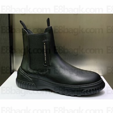 Dior D-Racer Ankle Boots in Calfskin Black 2023