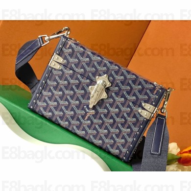 Goyard Cassette Trunk Bag Dark Blue