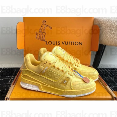 Louis Vuitton women's/men's 1ACRME LV Trainer Sneaker Jaune 1028-2024