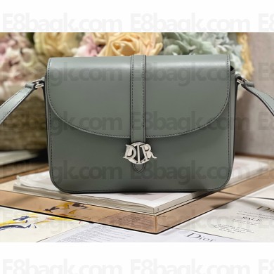 Dior boxy flap Men Bag with strap in Calfskin Gray 2024