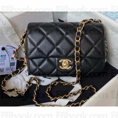 Chanel Lambskin Flap Bag AS4263 Black 2023