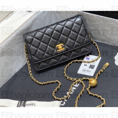 Chanel Lambskin Wallet on Chain WOC Bag AP1450 Black 2023 (ORIGINAL QUALITY)