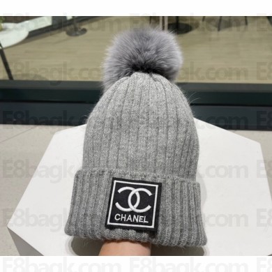 Chanel Knit Beanie Hat 21 2023