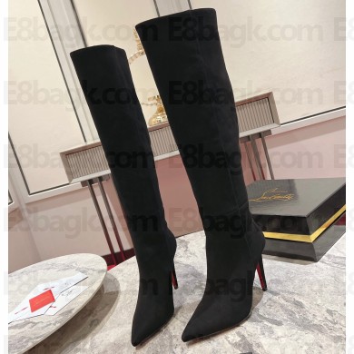 Christian Louboutin Heel 10cm Astrilarge Botta boots Suede Black 2023