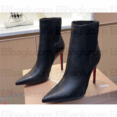 Christian Louboutin 10.5cm Chelsea Chick Booty Low boots leather CL14 calf leather Black 2023