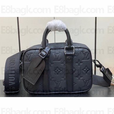 Louis Vuitton Nano Porte Documents Voyage Bag M82770 Monogram Empreinte Black 2023