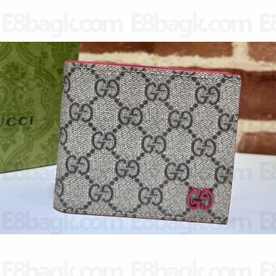 Gucci Wallet with GG detail 768244 Beige/Red