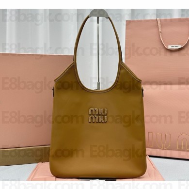 Miu Miu IVY leather bag 5BG231 Brown 2023