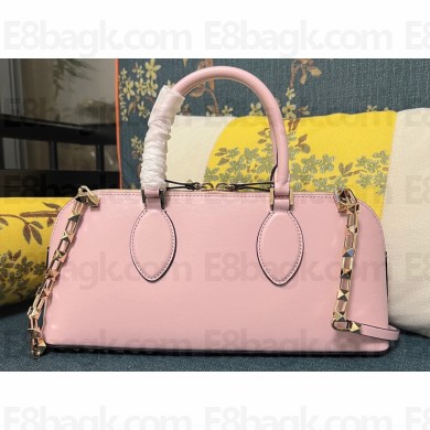 Valentino Rockstud E/W calfskin Large handbag Pink 2023