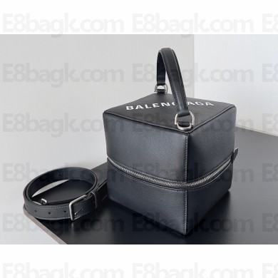 Balenciaga Small 4x4 Leather Top Handle Bag In Black 2023