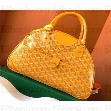 Goyard Saint Jeanne MM Bowling Bag Yellow