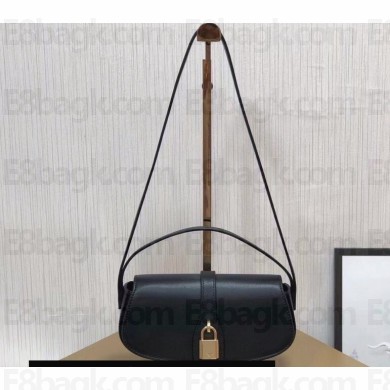 Celine CLUTCH ON STRAP TABOU Bag in Smooth calfskin Black