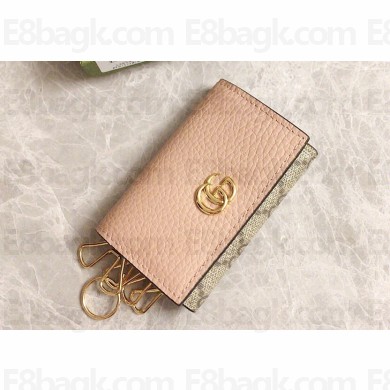 Gucci GG Marmont key case wallet 456118 Pink