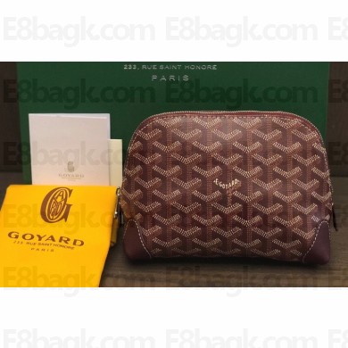Goyard Vendôme Cosmetic Pouch bag Burgundy