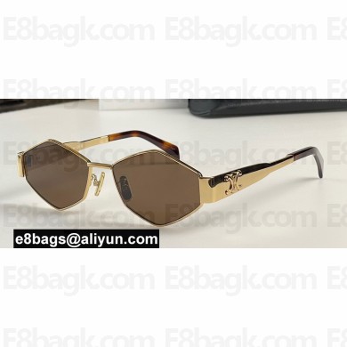 Celine Triomphe Metal 01 Sunglasses in Metal 4S254 03 2024