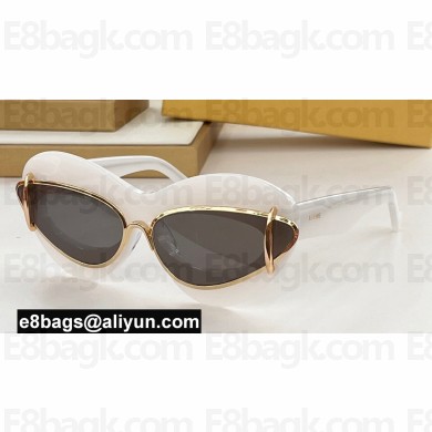 Loewe Cateye double frame sunglasses in acetate and metal LW40119l 02 2024