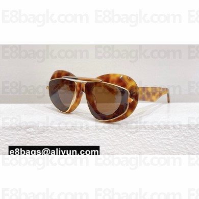 Loewe Wing double frame sunglasses in acetate and metal LW40120l 05 2024