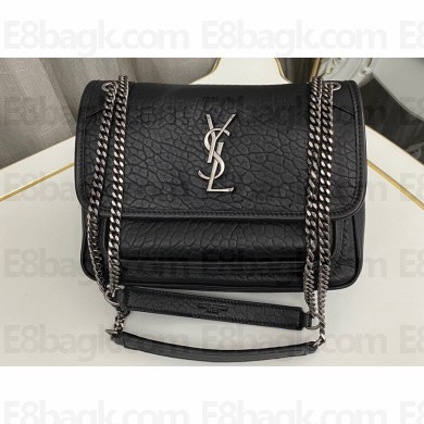 Saint Laurent niki baby Bag in grained lambskin 633179 Black