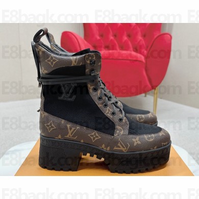 Louis Vuitton Laureate Platform Desert Boots Monogram linen 2024