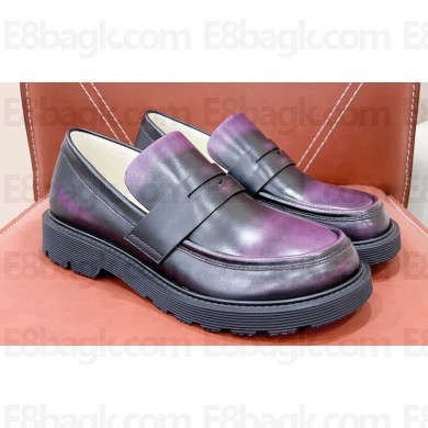 Loewe Blaze derby in bicolour brushed-off calfskin Mali/Black 2024