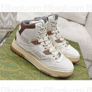 Gucci distressed effect high top Women/Men sneakers 03 2024