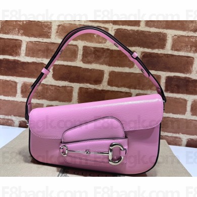 Gucci Horsebit 1955 small shoulder bag 764155 Leather Pink