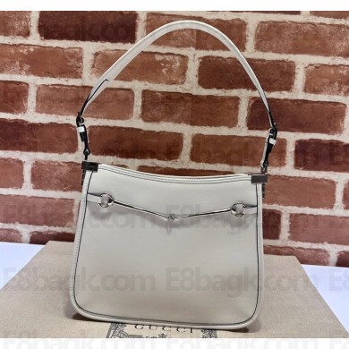Gucci Horsebit Slim small shoulder bag 764191 Leather White