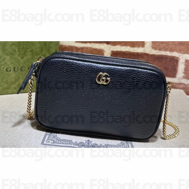 Gucci GG Marmont mini shoulder bag 772759 leather Black