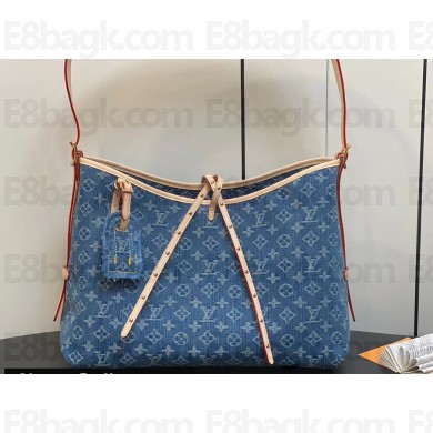 Louis Vuitton Monogram Denim Carry All Bag M46855 2024