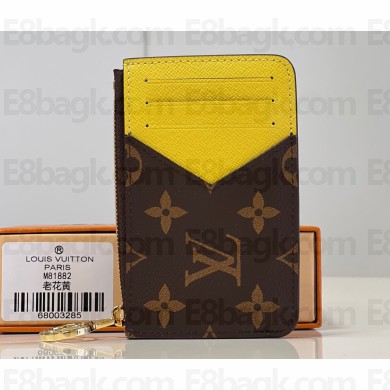 Louis Vuitton Monogram Canvas Romy Card Holder M81882 Yellow