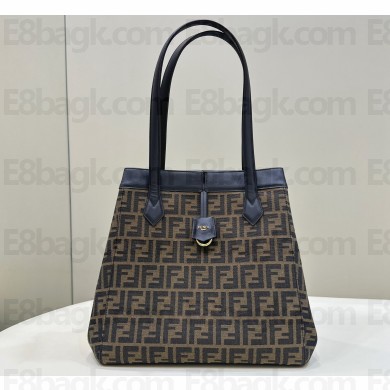 Fendi Origami Large bag Brown FF jacquard fabric that can be transformed 2024